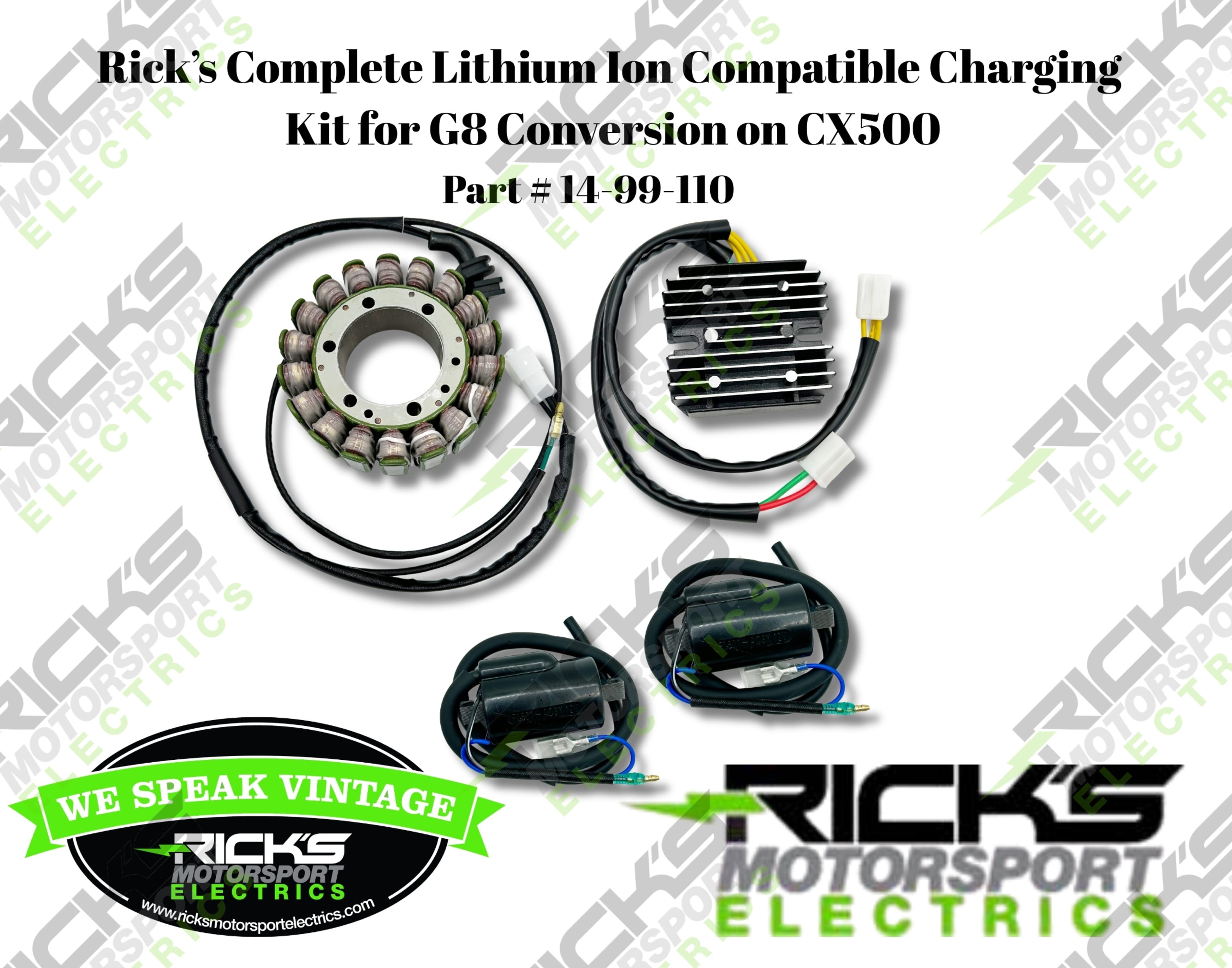 Complete Charging Kit G8 Conversion for CX500 Lithium Compatible 14_99_110