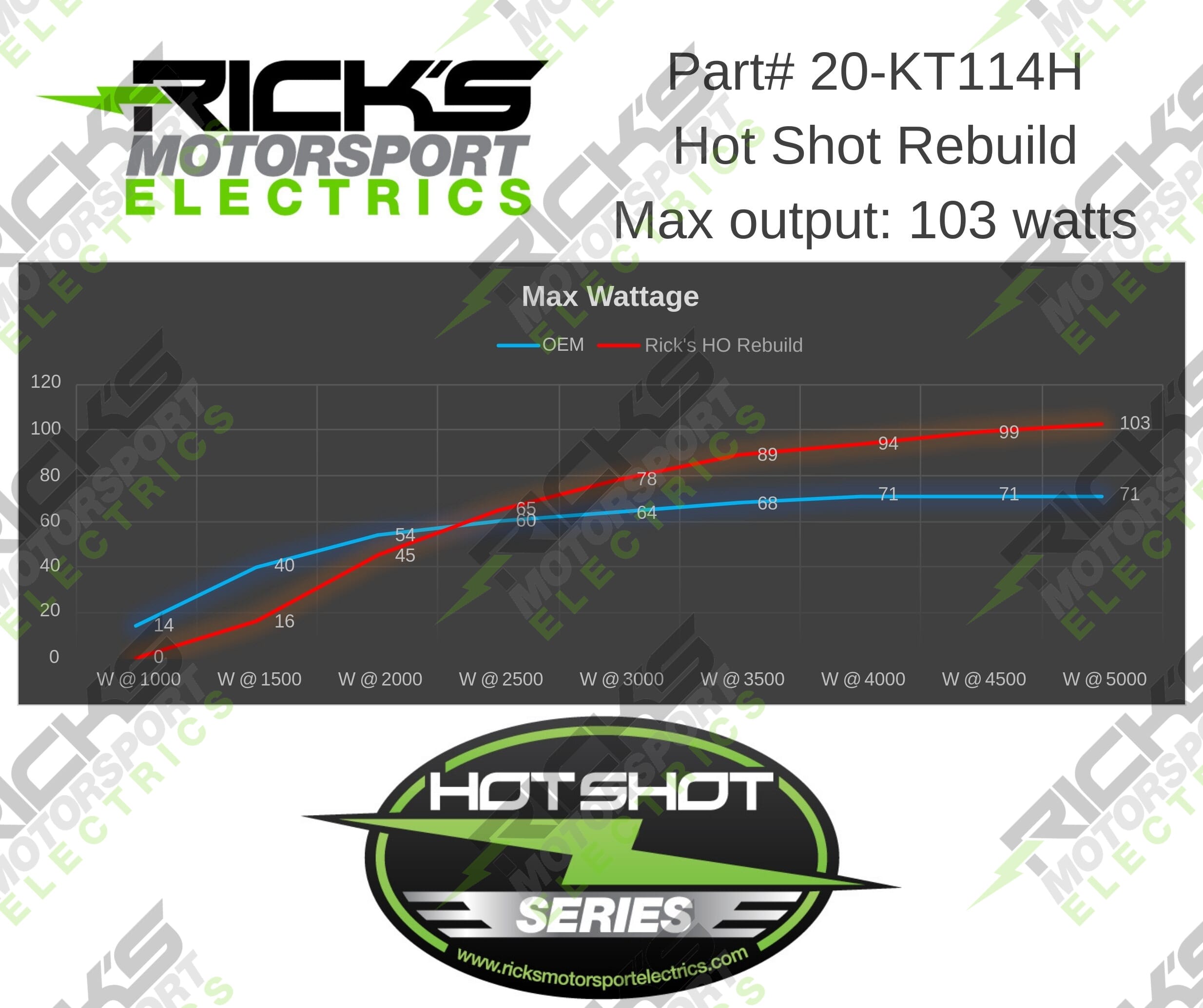 Rebuilt Hot Shot Series KTM Stator 20_KT114H #2